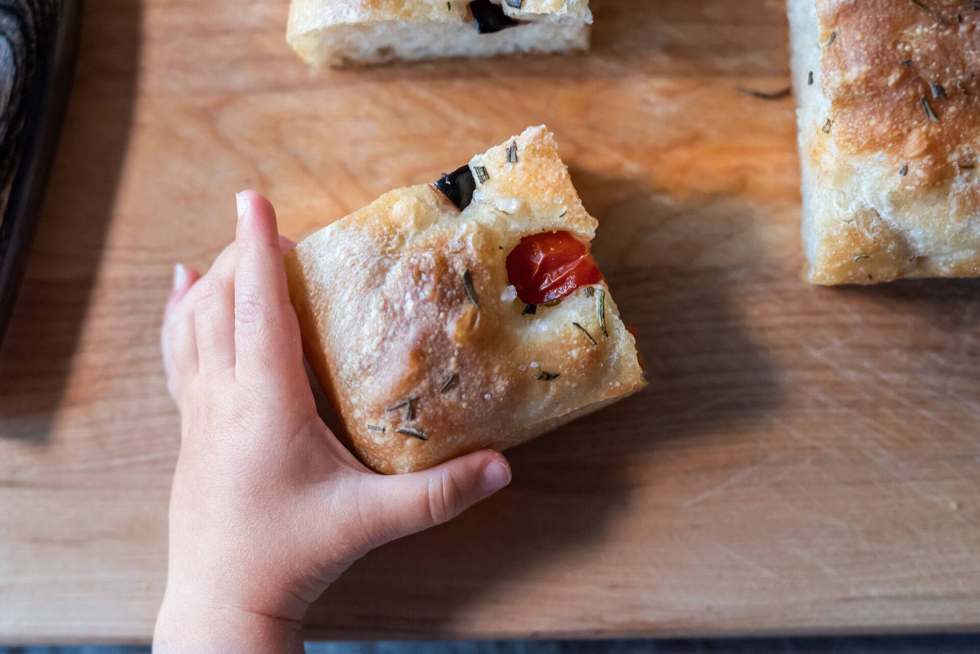 A Simple Focaccia via @theperfectloaf