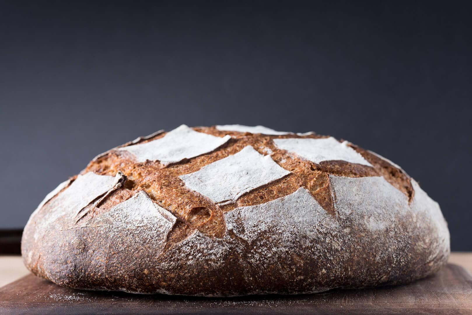 Einkorn Miche via @theperfectloaf