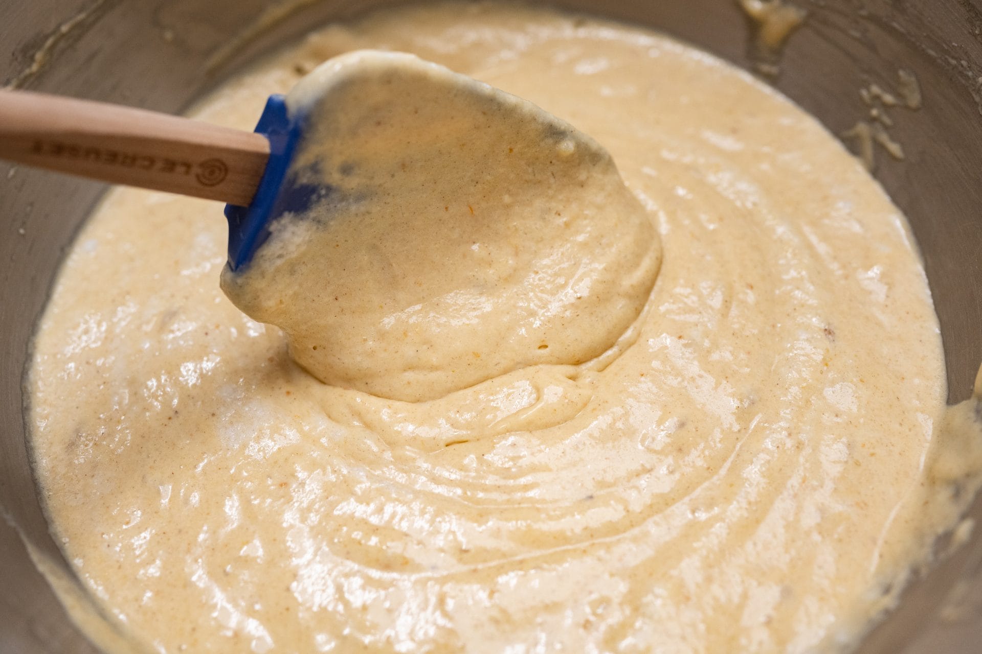 Sourdough pumpkin pancakes batter consistency