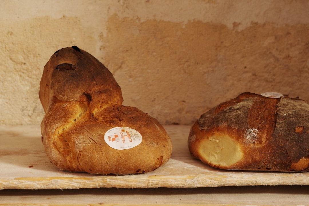 Two loaves of bread from Altamura