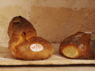 Two loaves of bread from Altamura