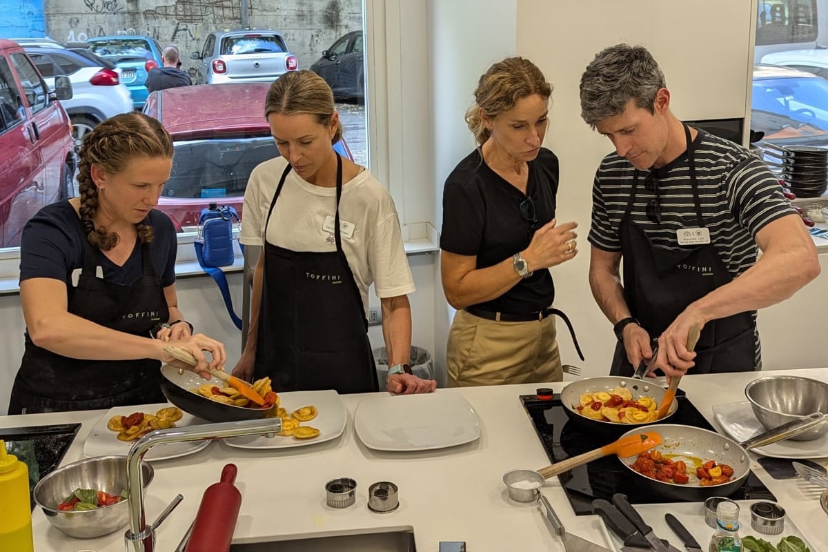 Pasta workshop in Naples, Italy.